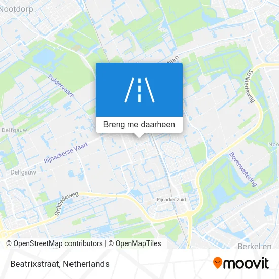 Beatrixstraat kaart