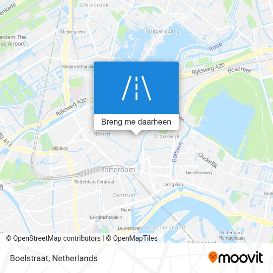 Boelstraat kaart