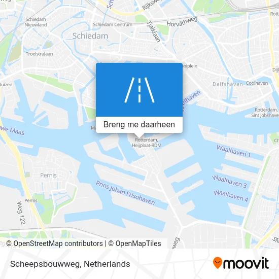 Scheepsbouwweg kaart