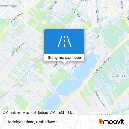 Middelgeestlaan kaart