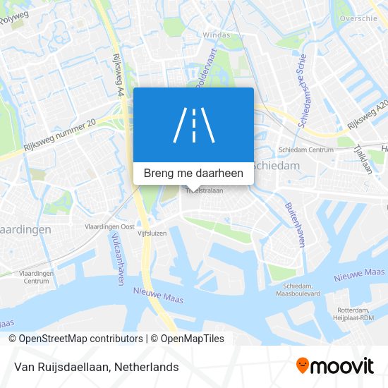 Van Ruijsdaellaan kaart