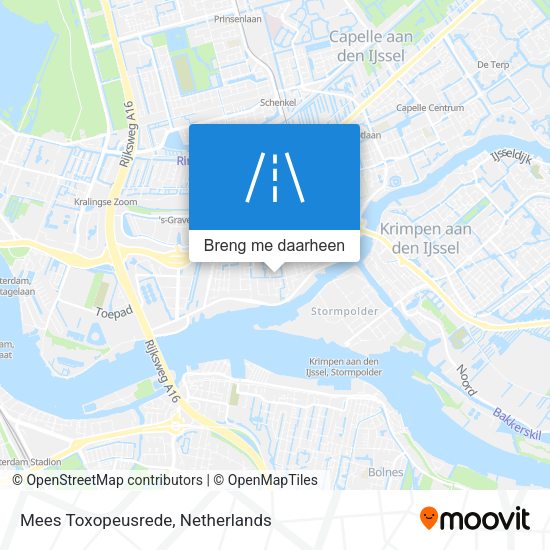 Mees Toxopeusrede kaart