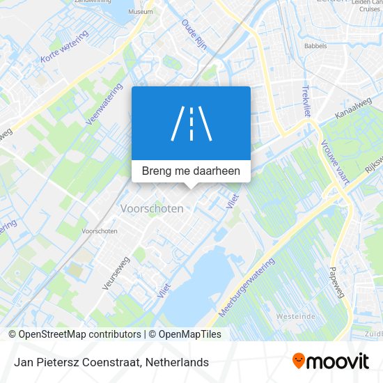 Jan Pietersz Coenstraat kaart