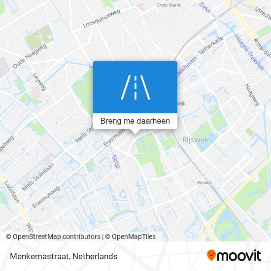 Menkemastraat kaart