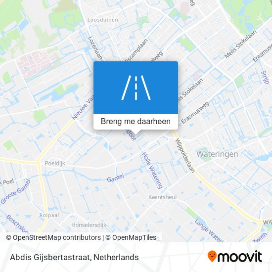 Abdis Gijsbertastraat kaart