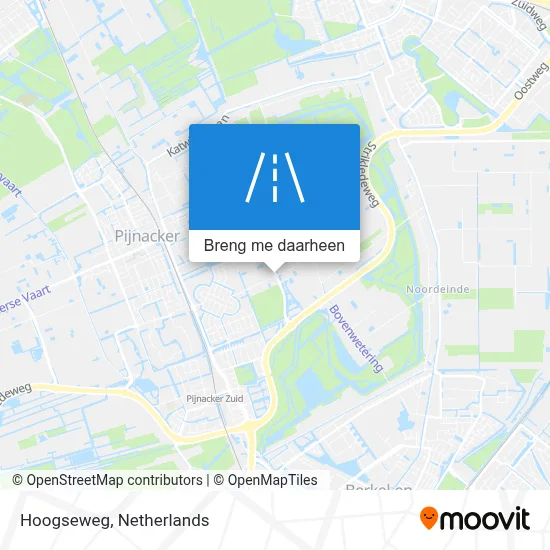 Hoogseweg kaart