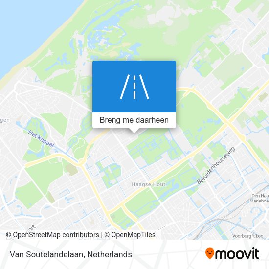 Van Soutelandelaan kaart