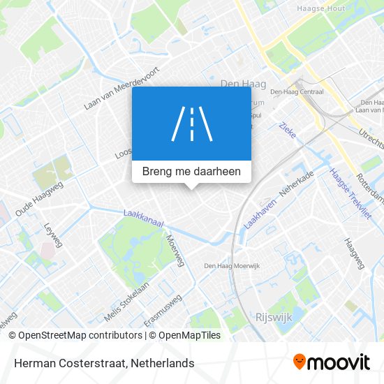 Herman Costerstraat kaart