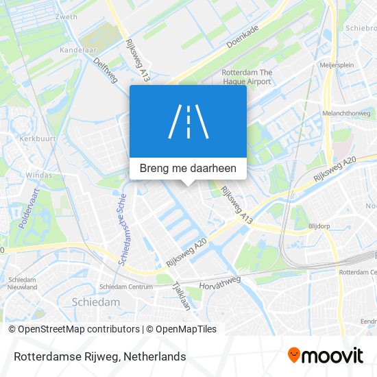 Rotterdamse Rijweg kaart