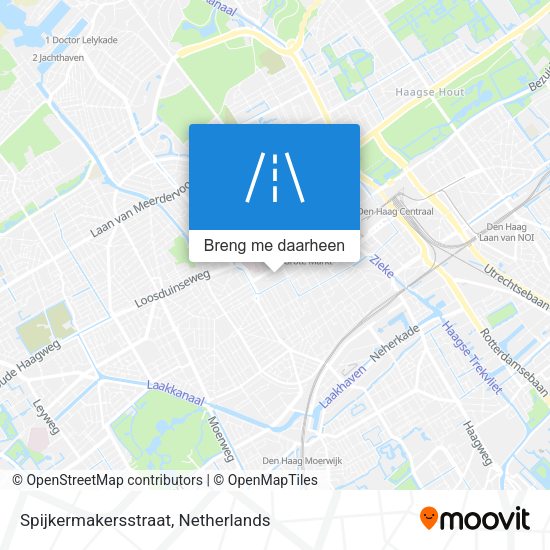 Spijkermakersstraat kaart