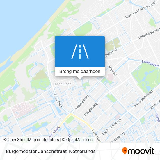 Burgemeester Jansenstraat kaart