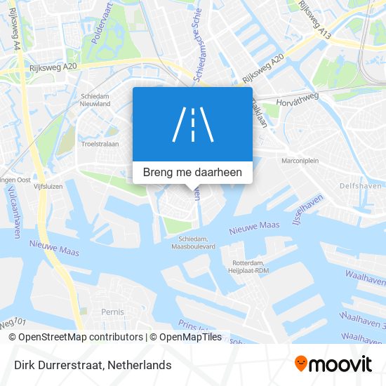 Dirk Durrerstraat kaart