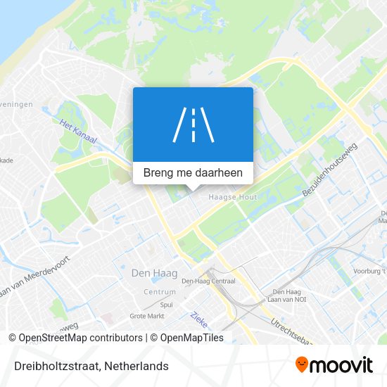 Dreibholtzstraat kaart