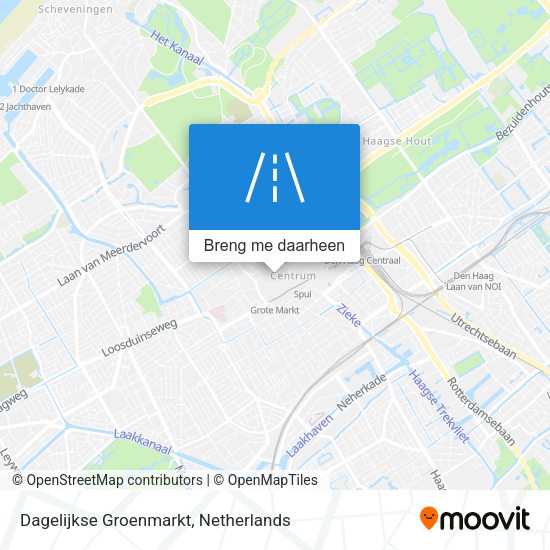Dagelijkse Groenmarkt kaart