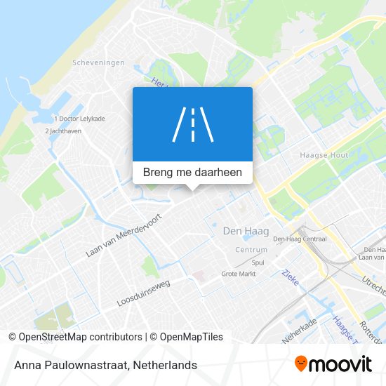 Anna Paulownastraat kaart