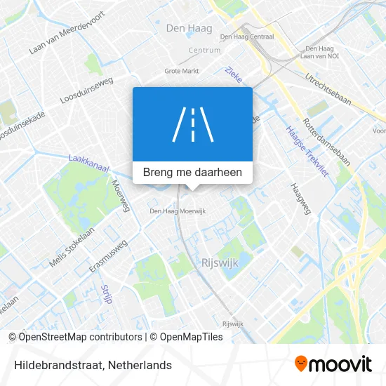 Hildebrandstraat kaart