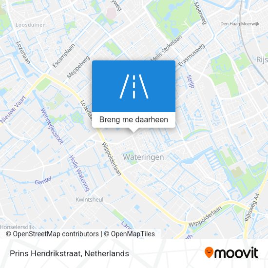 Prins Hendrikstraat kaart