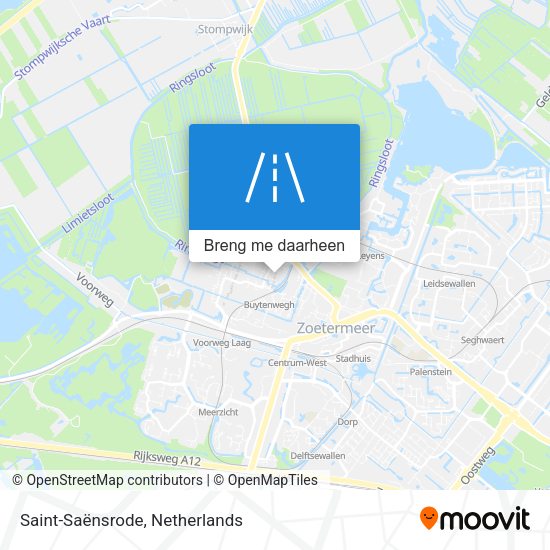 Saint-Saënsrode kaart