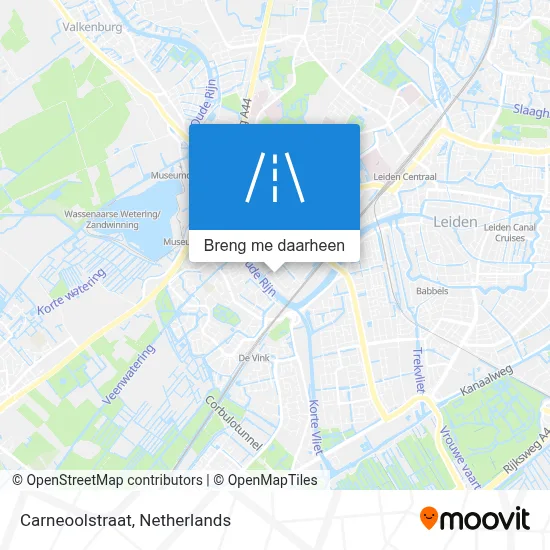 Carneoolstraat kaart