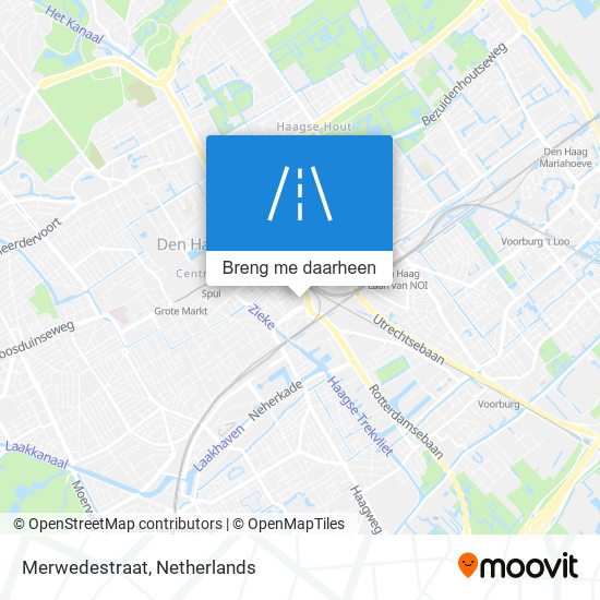 Merwedestraat kaart