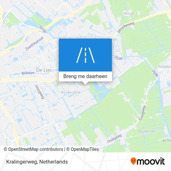 Kralingerweg kaart