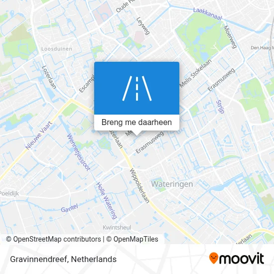 Gravinnendreef kaart