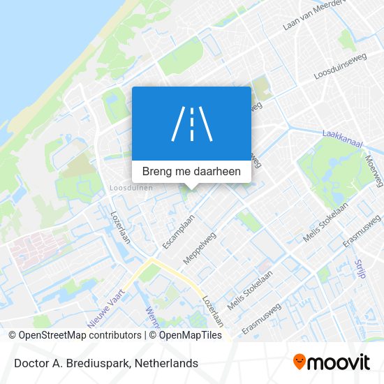 Doctor A. Brediuspark kaart