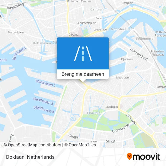 Doklaan kaart