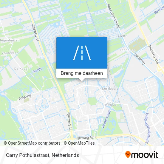 Carry Pothuisstraat kaart