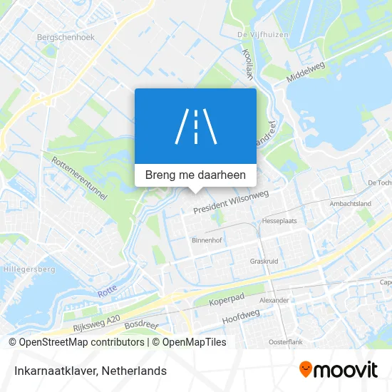 Inkarnaatklaver kaart