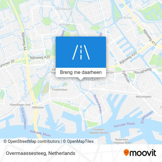 Overmaassesteeg kaart