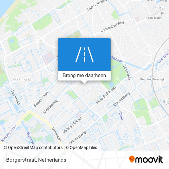 Borgerstraat kaart