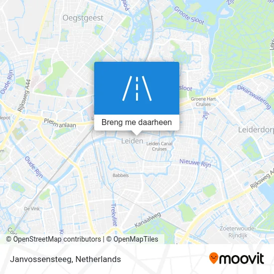 Janvossensteeg kaart