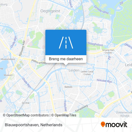 Blauwpoortshaven kaart
