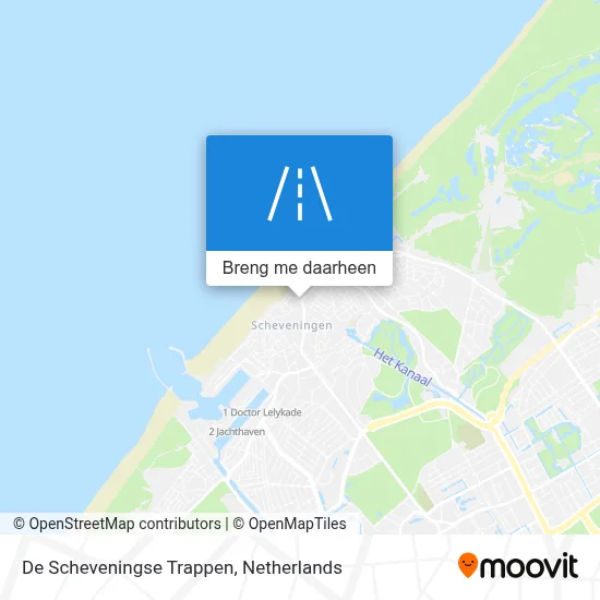 De Scheveningse Trappen kaart