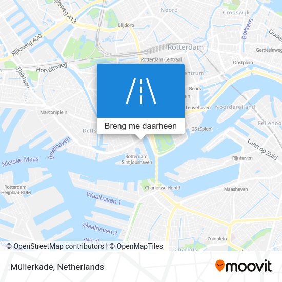 Müllerkade kaart