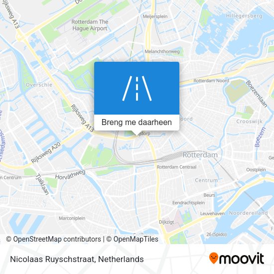 Nicolaas Ruyschstraat kaart