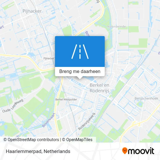Haarlemmerpad kaart