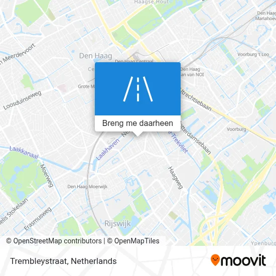 Trembleystraat kaart