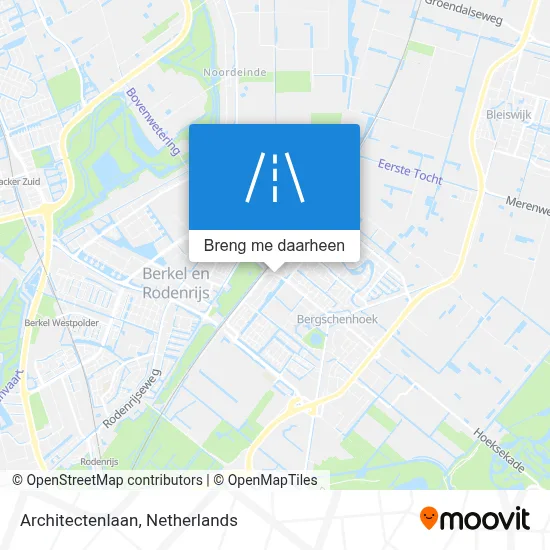 Architectenlaan kaart