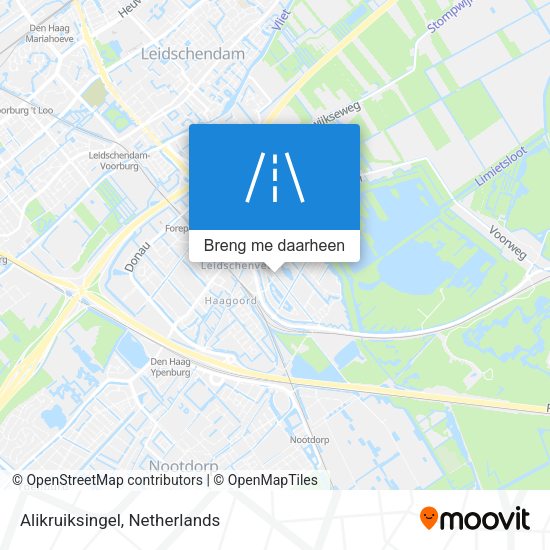 Alikruiksingel kaart