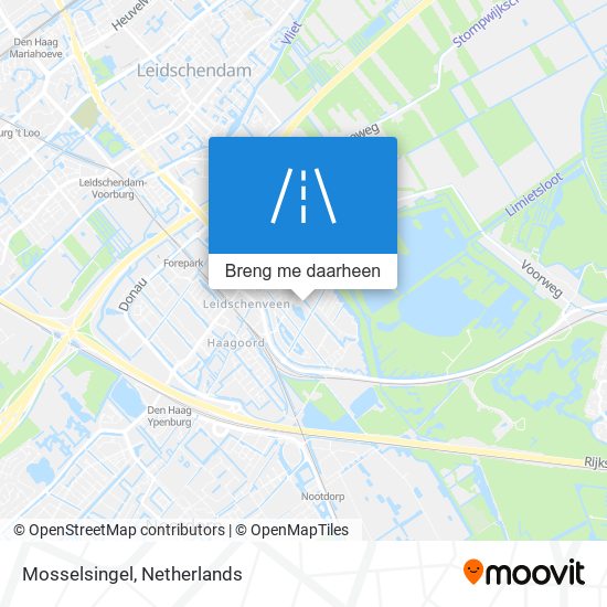 Mosselsingel kaart