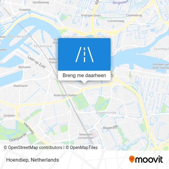 Hoendiep kaart