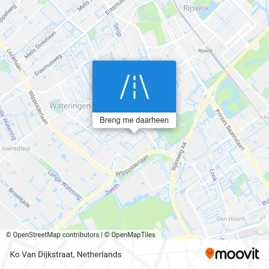 Ko Van Dijkstraat kaart