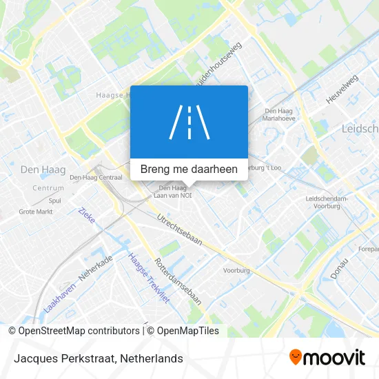 Jacques Perkstraat kaart