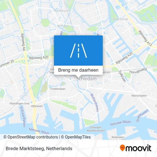 Brede Marktsteeg kaart