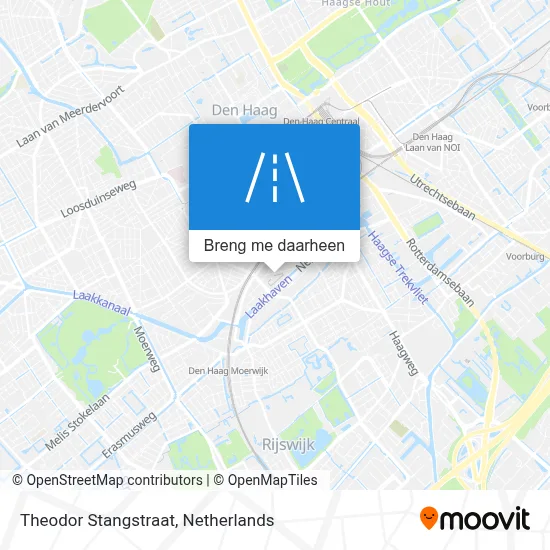Theodor Stangstraat kaart