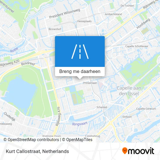 Kurt Callostraat kaart