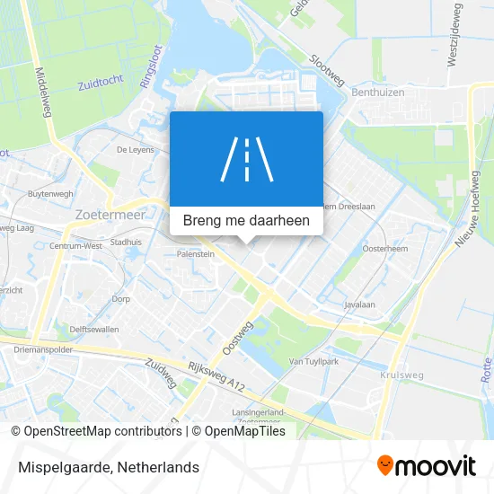 Mispelgaarde kaart