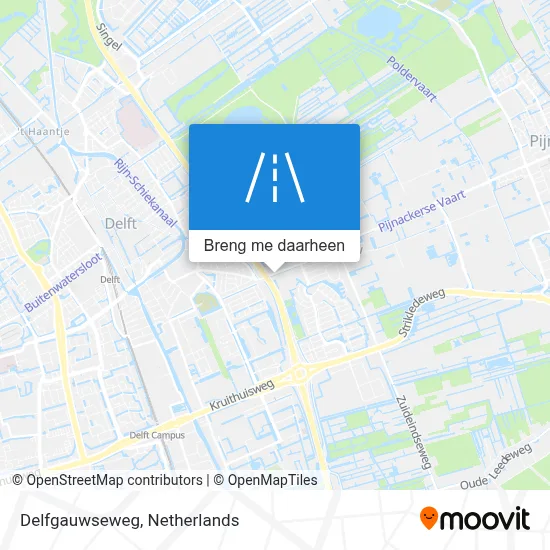 Delfgauwseweg kaart